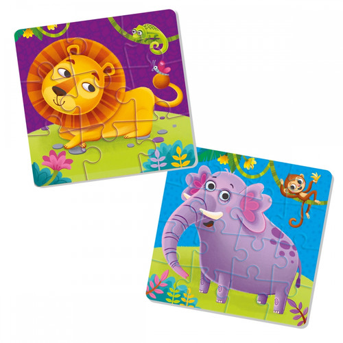 Foam Baby Puzzle 9/16pcs Lion/Elephant 3+