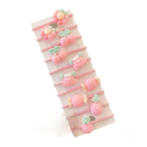 ECARLA Hair Band Set 10in1 Pink Pastel