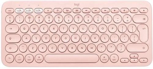 Logitech Light Portable Wireless Keyboard for Mac K380, pink