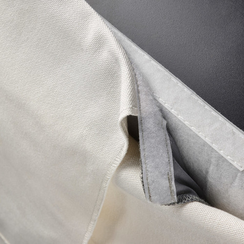 BERGMUND Chair cover, medium long, Inseros white