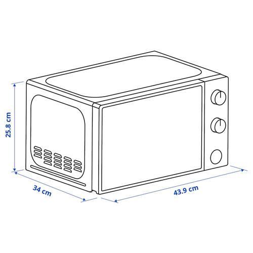 TILLREDA Microwave oven, white