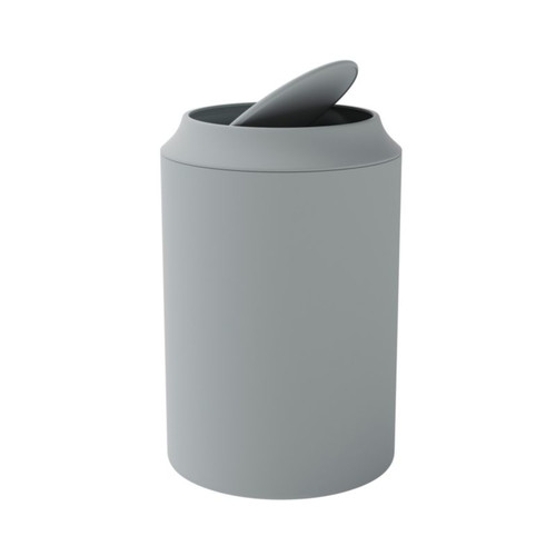 GoodHome Bathroom Waste Bin Kina 5 l, grey