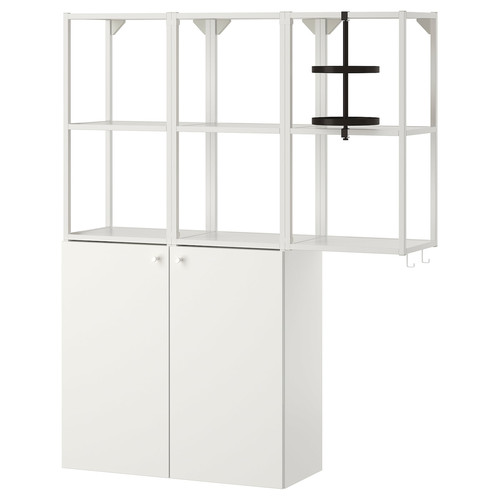 ENHET Wall storage combination, white, 120x30x150 cm