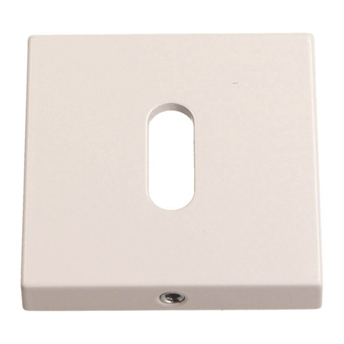 Gamet Door Escutcheon, square, matt white