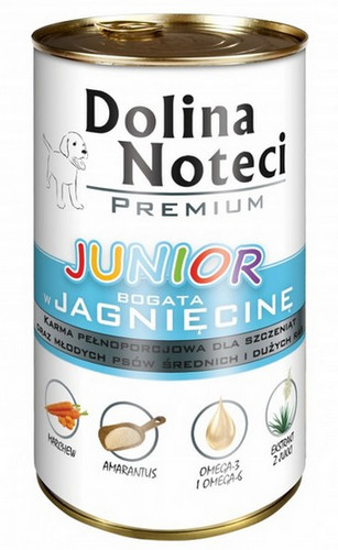 Dolina Noteci Premium Junior Wet Dog Food with Lamb 400g