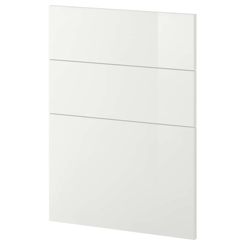 METOD 3 fronts for dishwasher, Ringhult white, 60 cm