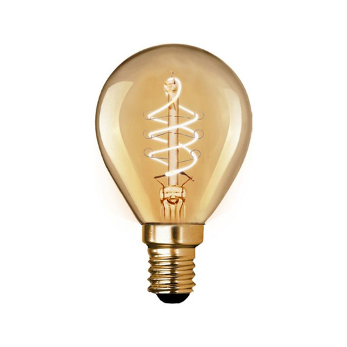 Diall LED Bulb Filament P45 E14 180lm 1800K, amber