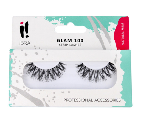 IBRA False Eyelashes Glam 100 1 pair