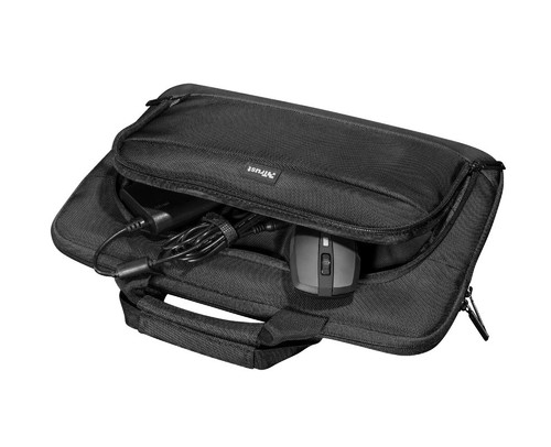 Trust Laptop Bag 14" Eco-friendly Slim, black