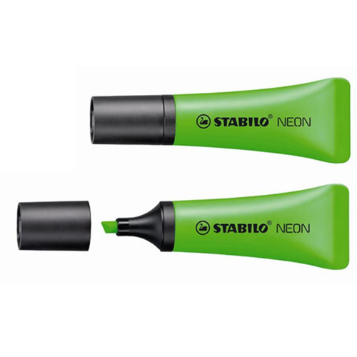 Stabilo Highlighter Neon Green 1pc