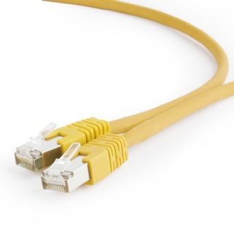 Gembird Patch Cord Cat6A S/FTP LSZH 0.25m, yellow