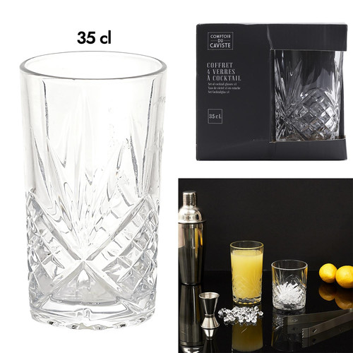 Glass Bohemia 350ml 4pcs