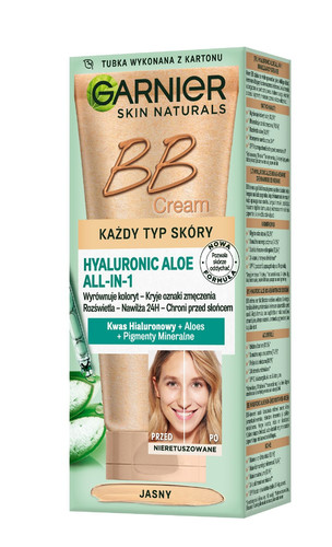 Garnier BB Cream Hyaluronic Aloe All Skin Types Light