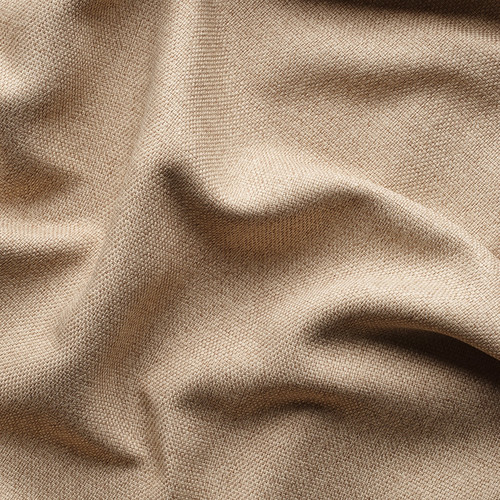 ANNAKAJSA Room darkening curtains, 1 pair, beige, 145x300 cm