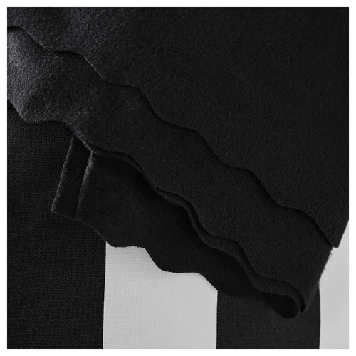 HÖSTAGILLE Throw, black, 120x160 cm