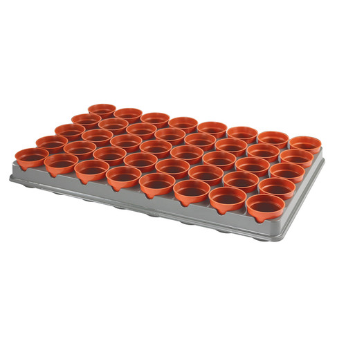 GoodHome Seed Pots 40pcs with Tray