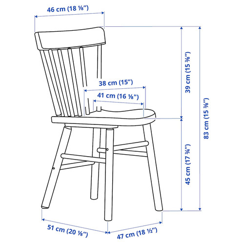 NORRARYD Chair, white