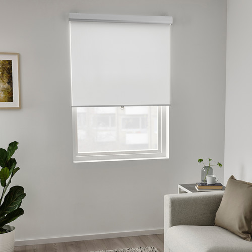 TRETUR Block-out roller blind, white, 100x195 cm