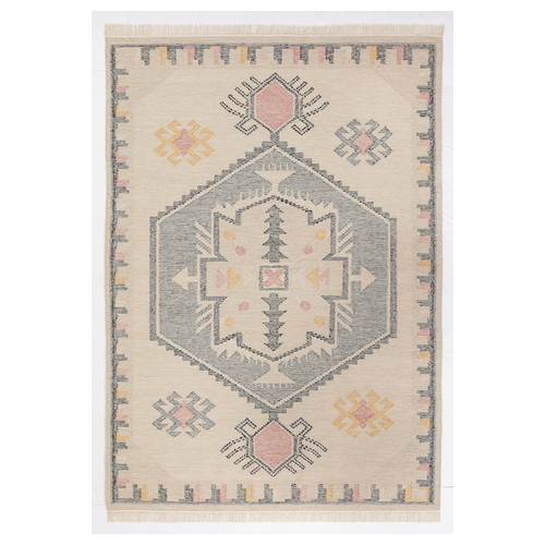 KNYLHAVRE Rug, flatwoven, multicolour/handmade, 170x240 cm