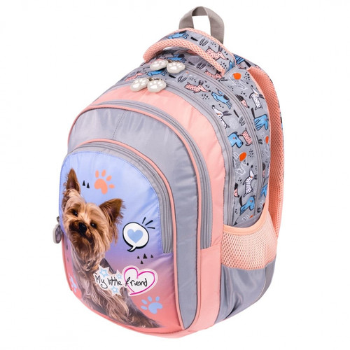 School Backpack 28x40x17 Grey York