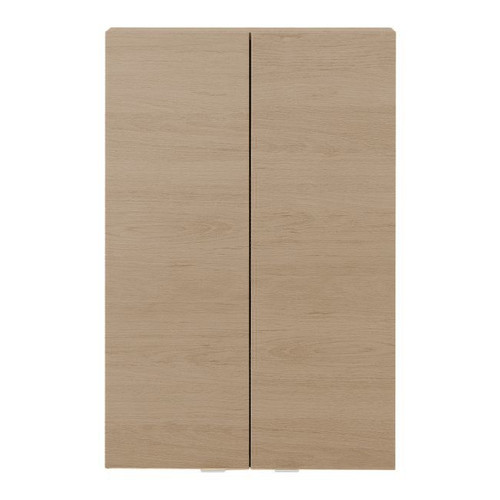 GoodHome Wall Cabinet Imandra 60 x 90 x 15 cm, oak effect