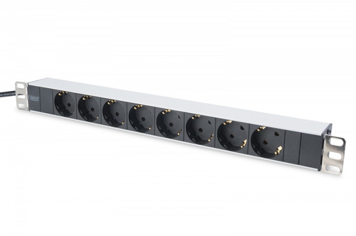 Digitus Power Strip PDU 19", 1U, 8-sockets, 2m