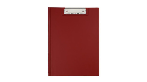 Clipboard Folder A4, PVC, dark red