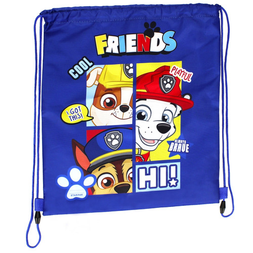 Drawstring Bag School Shoes/Clothes Bag Paw Patrol Friends