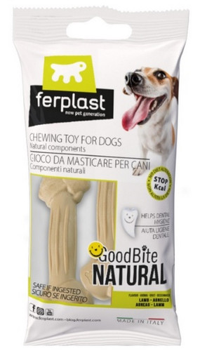 Ferplast GoodBite Natural Dog Chewing Toy Lamb 2pack XS 15g