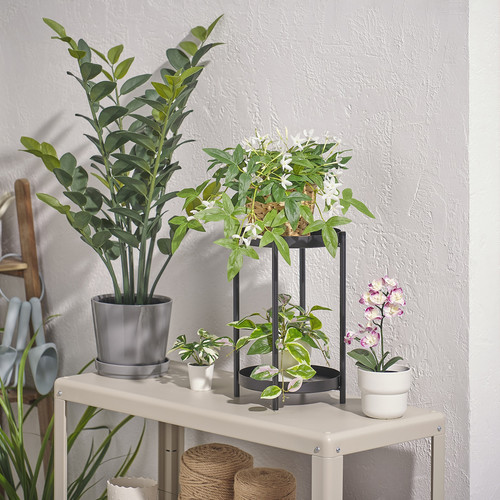 FEJKA Artificial potted plant, in/outdoor/hanging jasmine, 12 cm