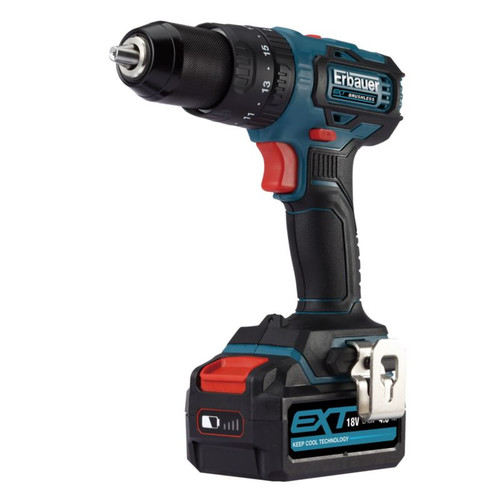 Erbauer Cordless Drill Screwdriver 18 V 2 x 4.0 Ah