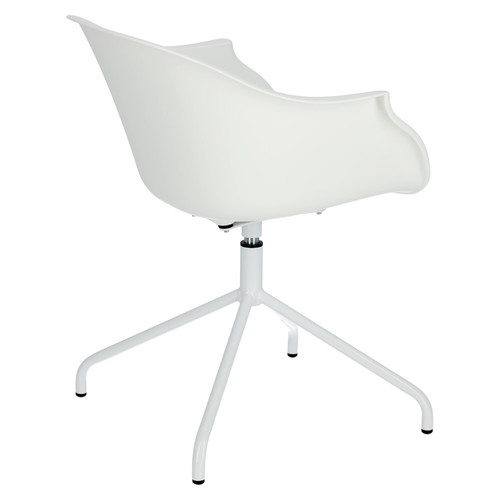 Swivel Desk Chair Roundy, white