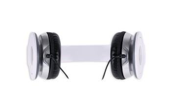 Rebeltec Stereo Headphones with Microphone, white