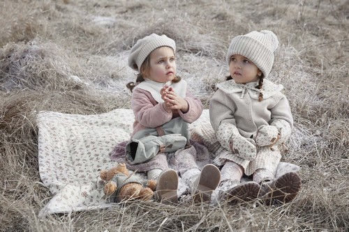 Elodie Details Knitted Beret - Creamy White 6-12 months