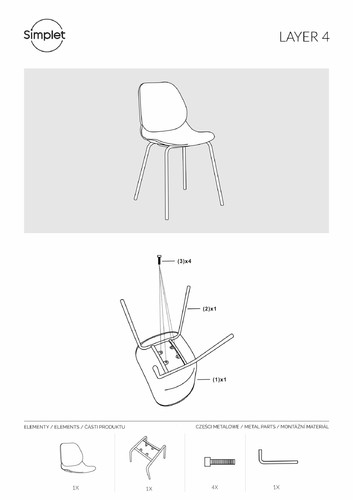 Chair Layer 4, white