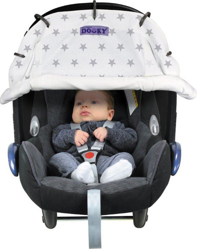 Dooky Universal Cover for Pram, Stroller, Car Seat SilverStar