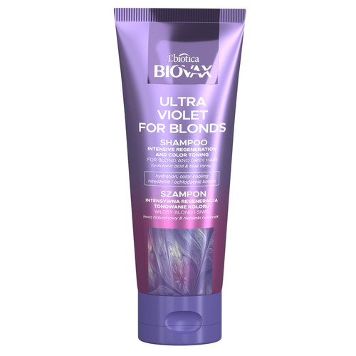 L'biotica Biovax Ultra Violet for Blonds Shampoo for Blond & Grey Hair 200ml