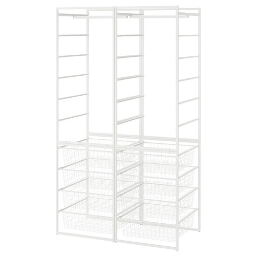 JONAXEL Frame/wire baskets/clothes rails, 99x51x173 cm