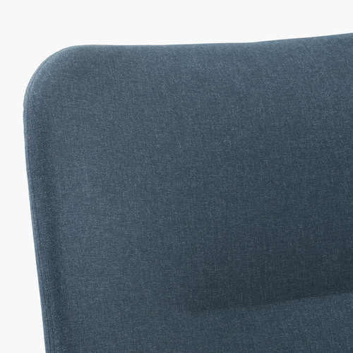 VEDBO High-back armchair, Gunnared blue