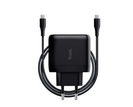 Trust Wall Charger EU Plug MAXO 65W USB-C, black