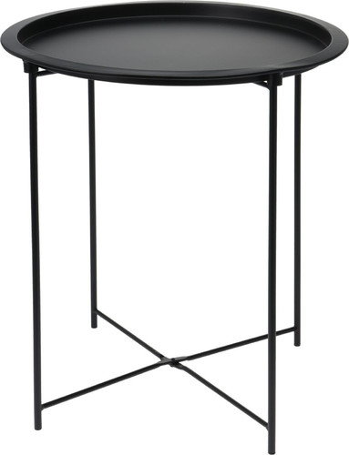 Metal Side Table Isa, black