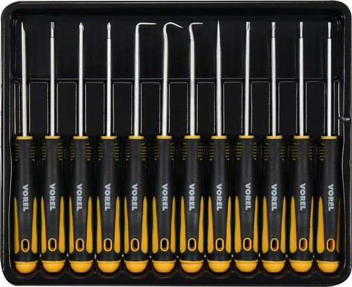 Toya Set of Precision Screwdrivers and Hooks, 12pcs