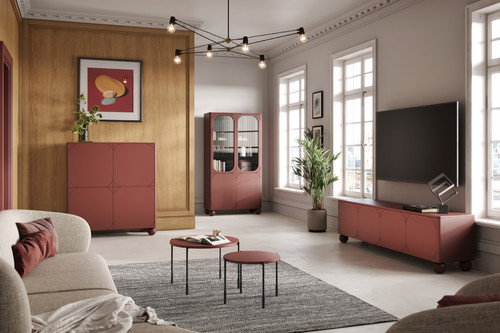 TV Cabinet Sonatia II 200 cm, burgundy