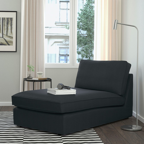 KIVIK Chaise longue, Tresund anthracite