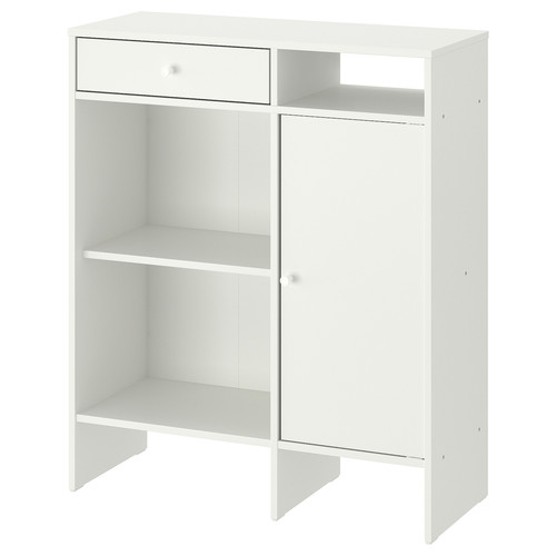 BAGGEBO Sideboard, white, 78x92 cm