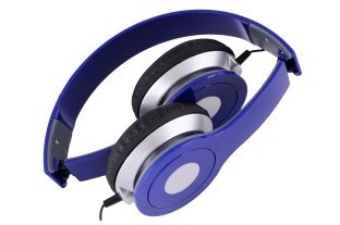 Rebeltec Stereo Headphones with Microphone CITY, blue