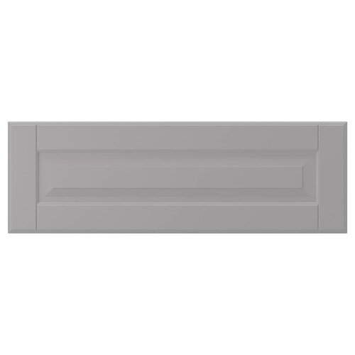 BODBYN Drawer front, grey, 60x20 cm