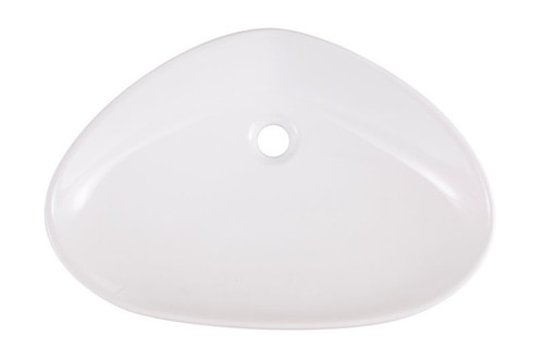 Ceramic Countertop Basin GoodHome Kotra 58x38cm, white