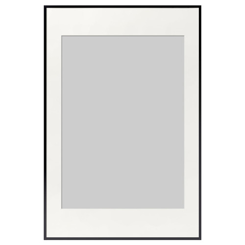 LOMVIKEN Frame, black, 61x91 cm