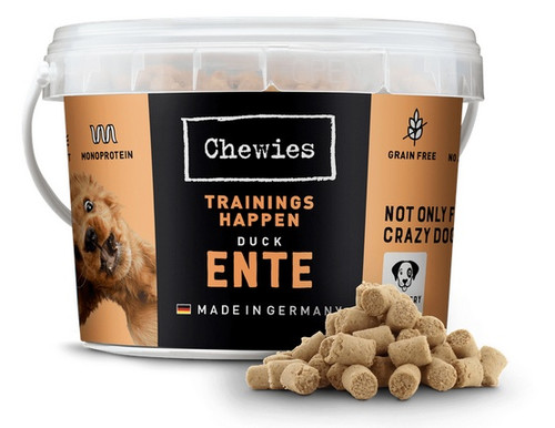 Chewies Trainings-Happen Duck Monoprotein Dog Treats 300g